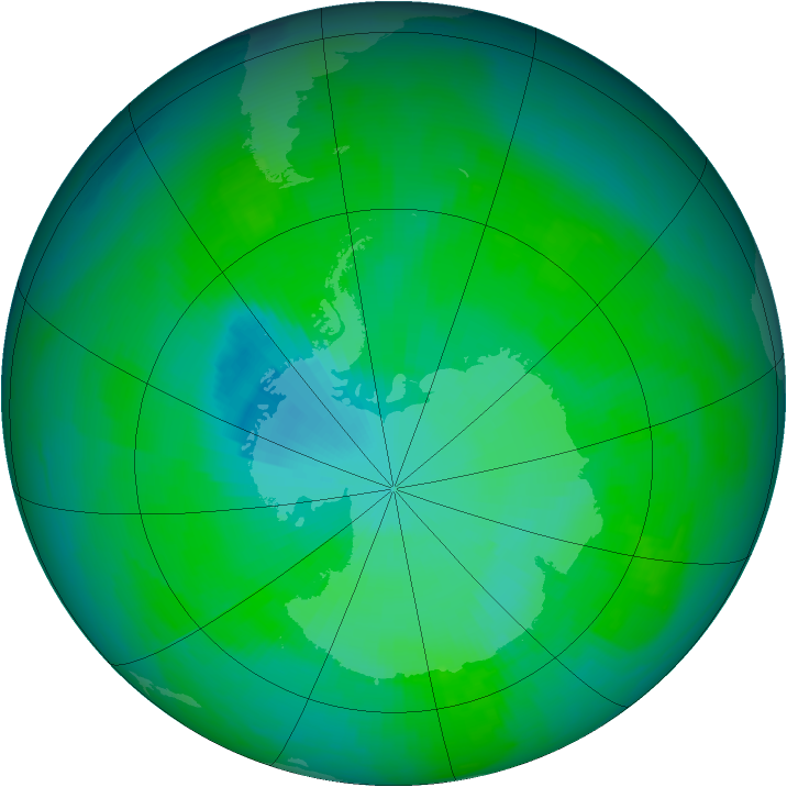 Ozone Map 1984-12-08